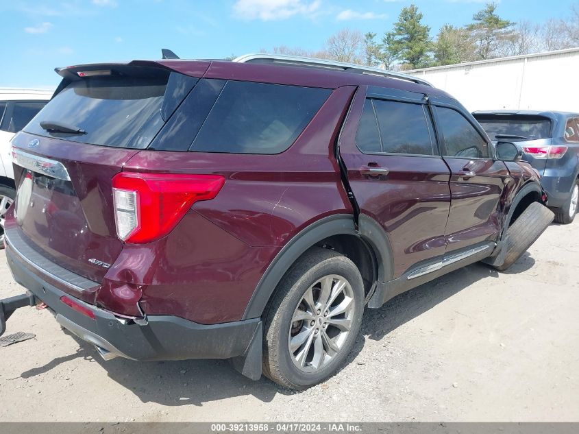 2022 Ford Explorer Limited VIN: 1FMSK8FH4NGB55725 Lot: 39213958