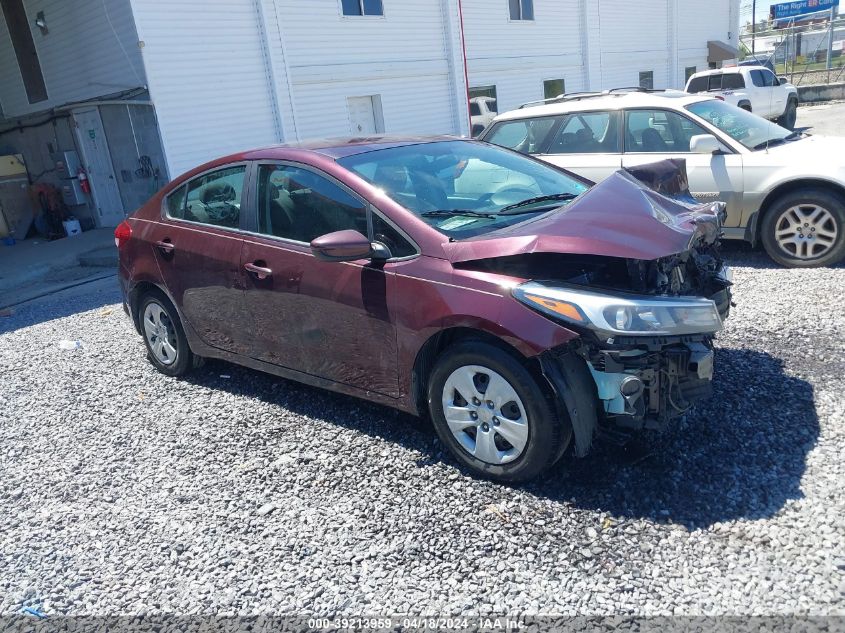 2017 Kia Forte Lx VIN: 3KPFL4A73HE044534 Lot: 39213959