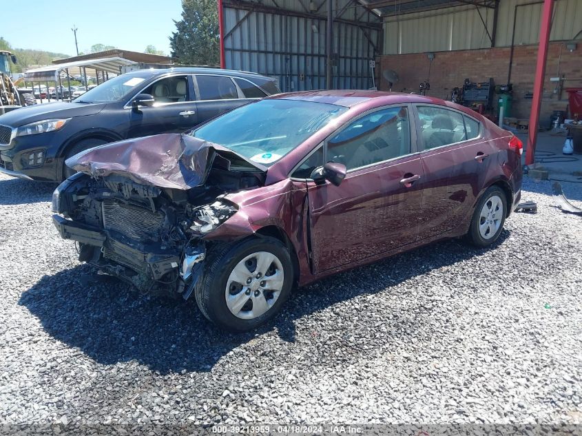 2017 Kia Forte Lx VIN: 3KPFL4A73HE044534 Lot: 39213959