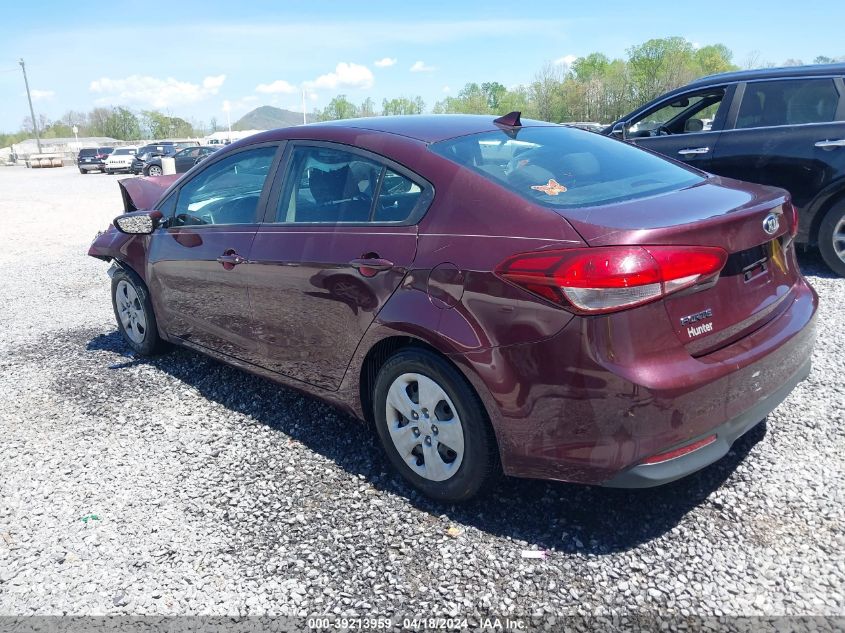 2017 Kia Forte Lx VIN: 3KPFL4A73HE044534 Lot: 39213959