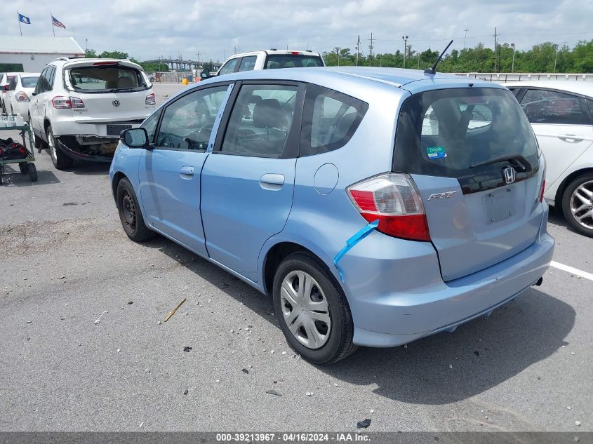 2010 Honda Fit VIN: JHMGE8H2XAS001844 Lot: 39213967