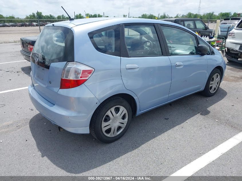 2010 Honda Fit VIN: JHMGE8H2XAS001844 Lot: 39213967