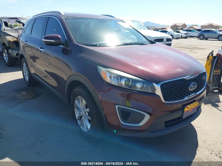 2018 KIA SORENTO 2.4L LX - 5XYPG4A35JG342601