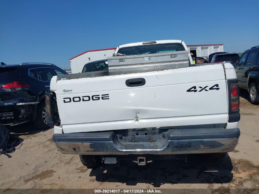 2001 Dodge Ram 2500 St VIN: 3B7KF23781G770195 Lot: 39214017