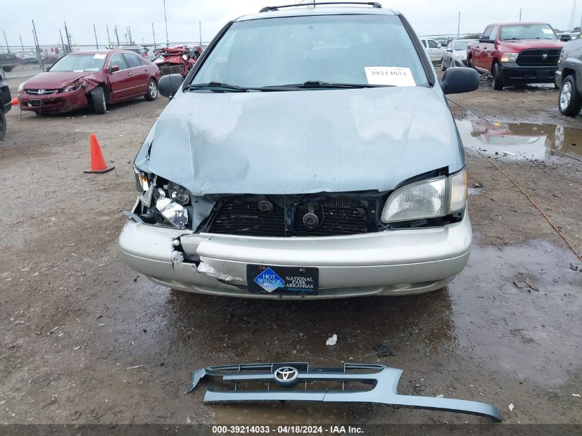 1998 Toyota Sienna Xle VIN: 4T3ZF13C1WU087865 Lot: 49682624