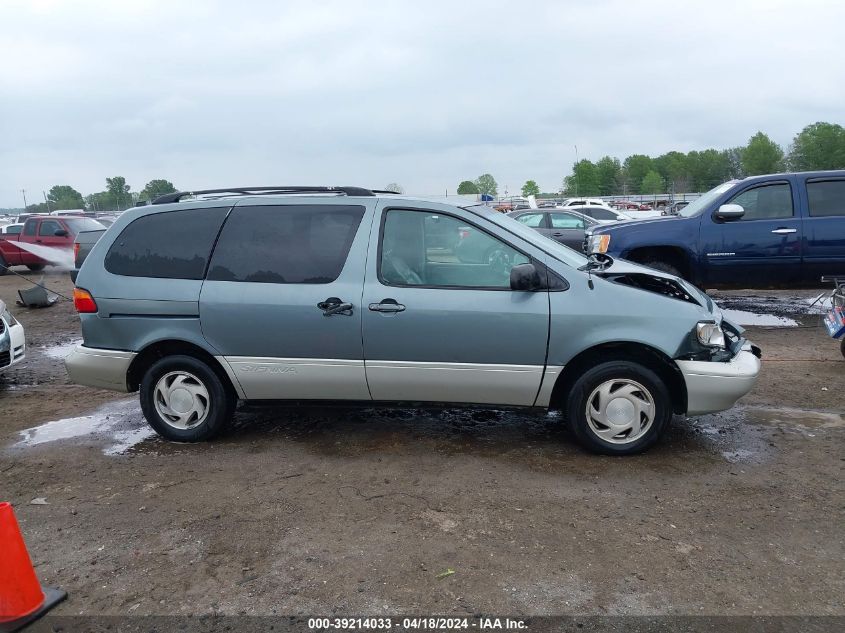 1998 Toyota Sienna Xle VIN: 4T3ZF13C1WU087865 Lot: 49682624