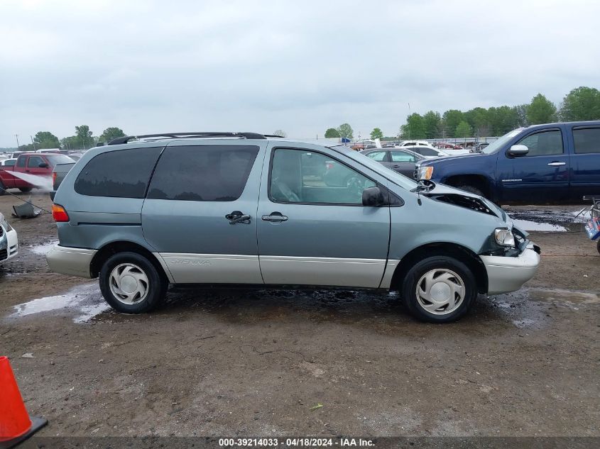 1998 Toyota Sienna Xle VIN: 4T3ZF13C1WU087865 Lot: 39214033