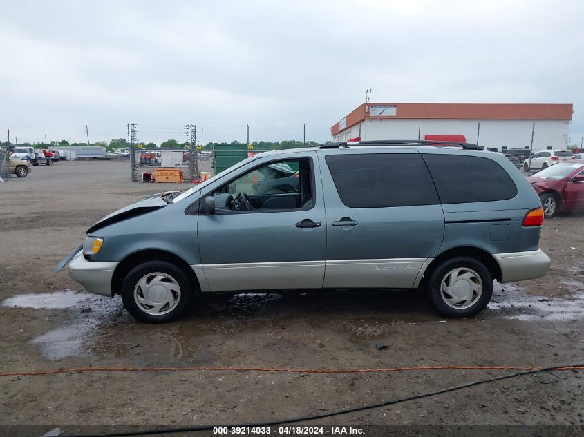 1998 Toyota Sienna Xle VIN: 4T3ZF13C1WU087865 Lot: 49682624
