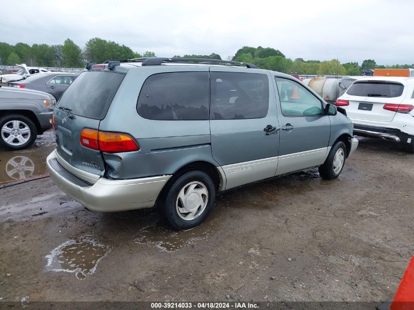 1998 Toyota Sienna Xle VIN: 4T3ZF13C1WU087865 Lot: 39214033