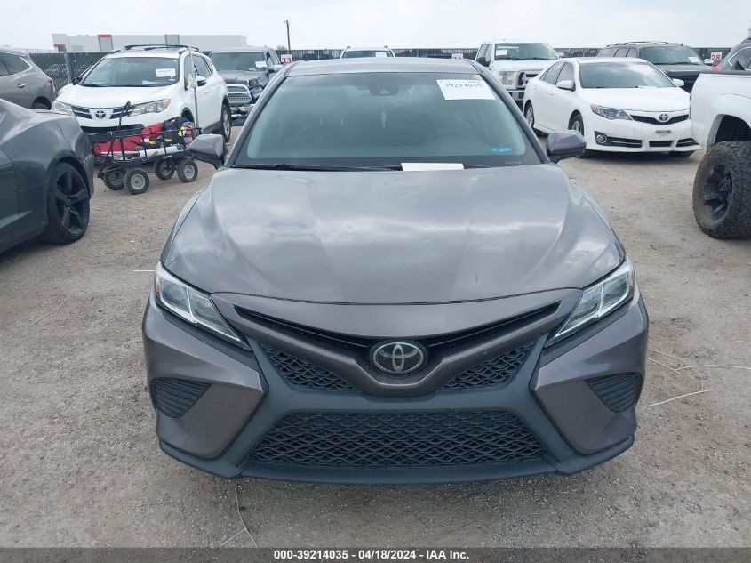 2018 Toyota Camry Se VIN: 4T1B11HKXJU601083 Lot: 39214035