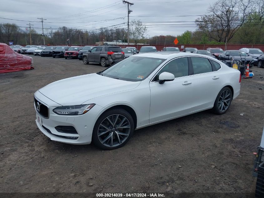 2017 Volvo S90 T6 Momentum VIN: YV1A22MK7H1016332 Lot: 39214039