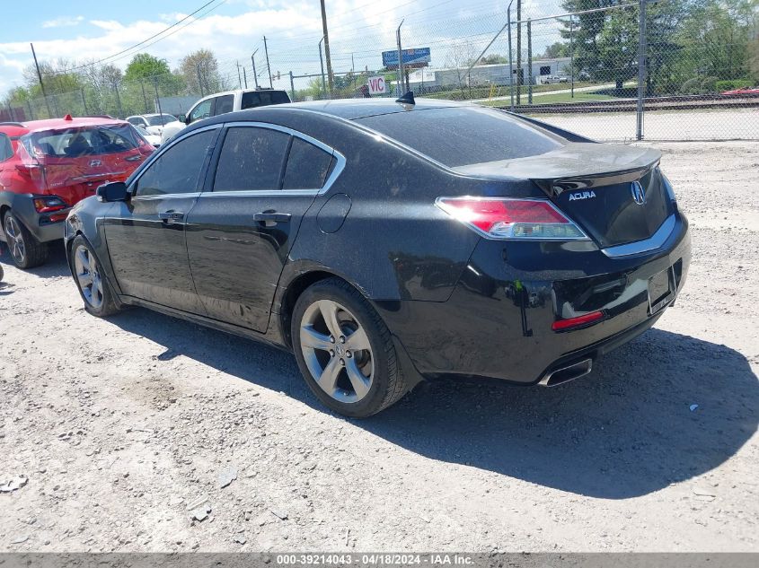 2012 Acura Tl 3.5 VIN: 19UUA8F78CA011166 Lot: 39214043