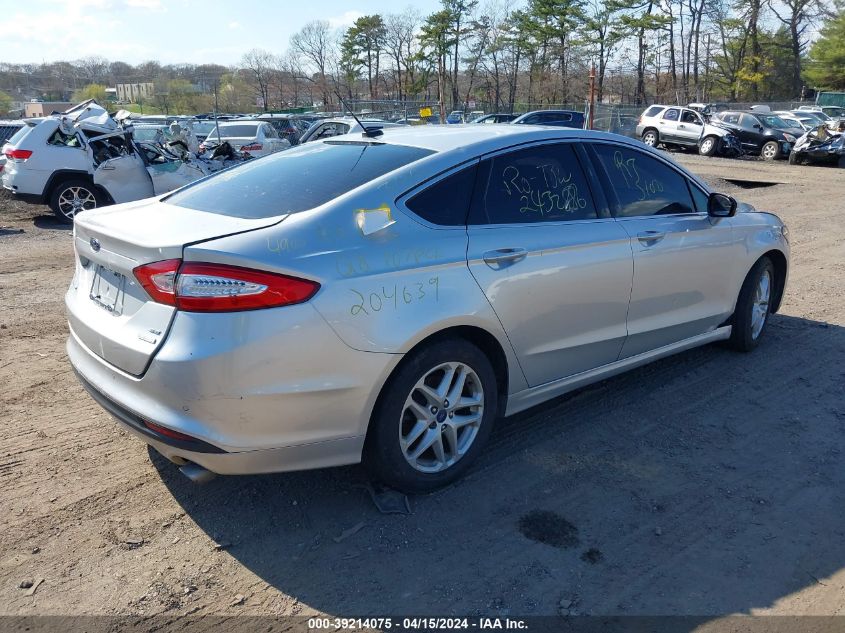 2014 Ford Fusion Se VIN: 3FA6P0HD4ER182702 Lot: 39214075