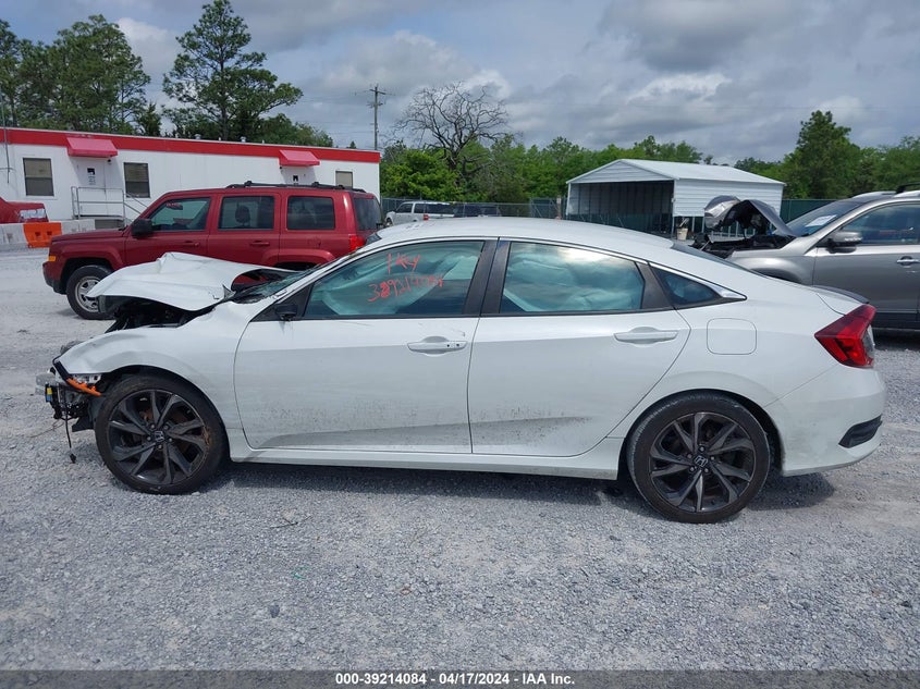 VIN 2HGFC2F8XKH522855 2019 HONDA CIVIC SPORT