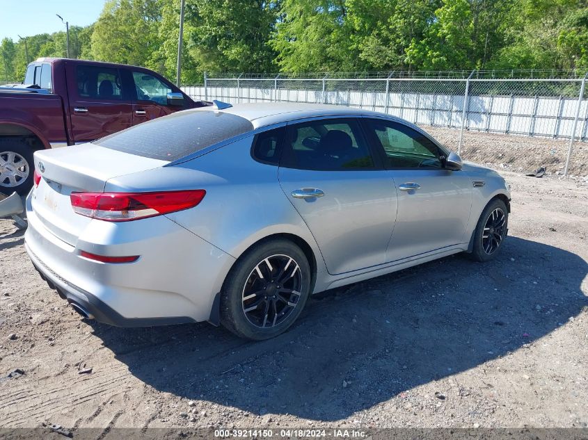 2019 Kia Optima Lx VIN: 5XXGT4L35KG369909 Lot: 39214150