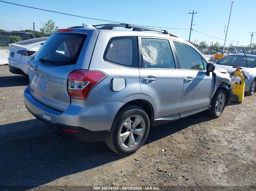 2016 Subaru Forester 2.5I VIN: JF2SJABC3GH507393 Lot: 39214163