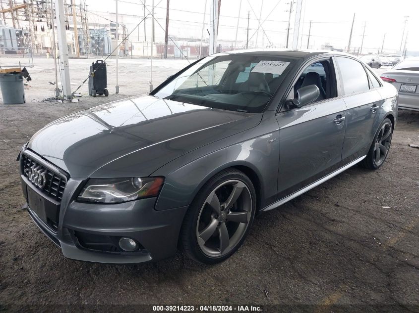 2012 Audi S4 3.0 Premium Plus VIN: WAUKGAFL2CA080604 Lot: 39214223