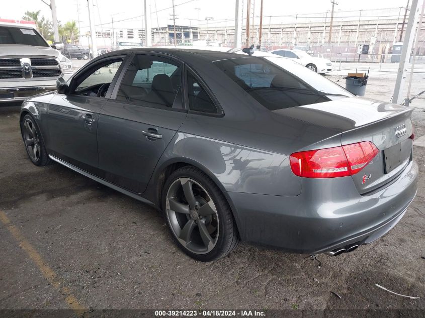 2012 Audi S4 3.0 Premium Plus VIN: WAUKGAFL2CA080604 Lot: 39214223