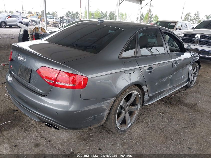 2012 Audi S4 3.0 Premium Plus VIN: WAUKGAFL2CA080604 Lot: 39214223