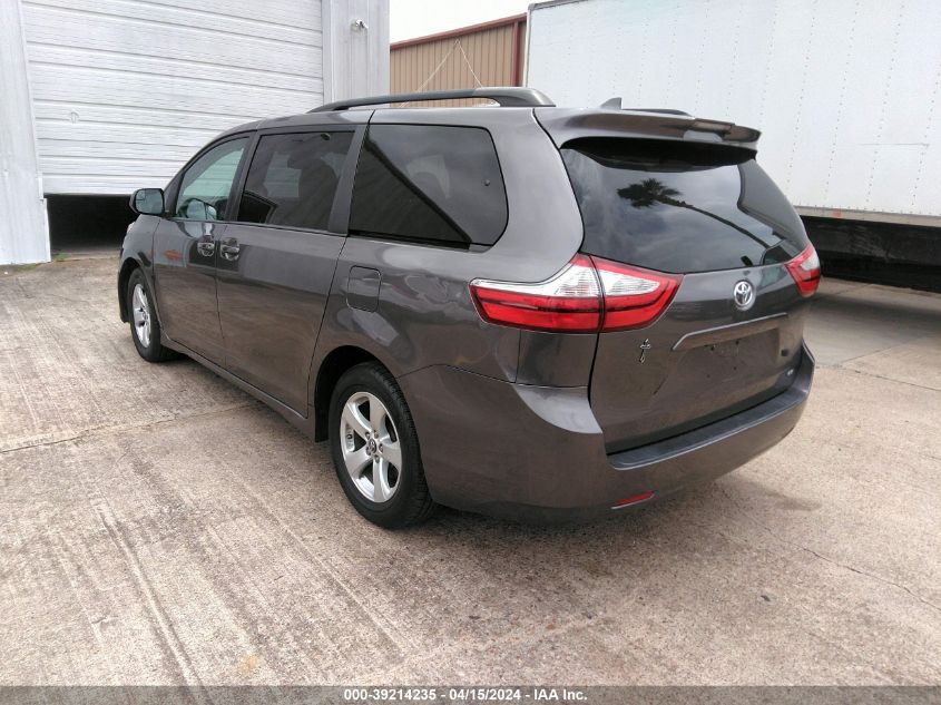 2018 Toyota Sienna Le 8 Passenger VIN: 5TDKZ3DC6JS926115 Lot: 39214235