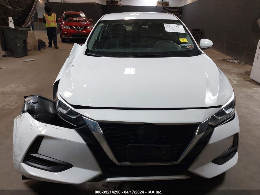 2022 Nissan Sentra Sv Xtronic Cvt VIN: 3N1AB8CV9NY237784 Lot: 39214290