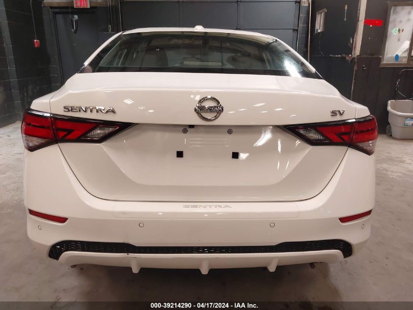 2022 Nissan Sentra Sv Xtronic Cvt VIN: 3N1AB8CV9NY237784 Lot: 39214290