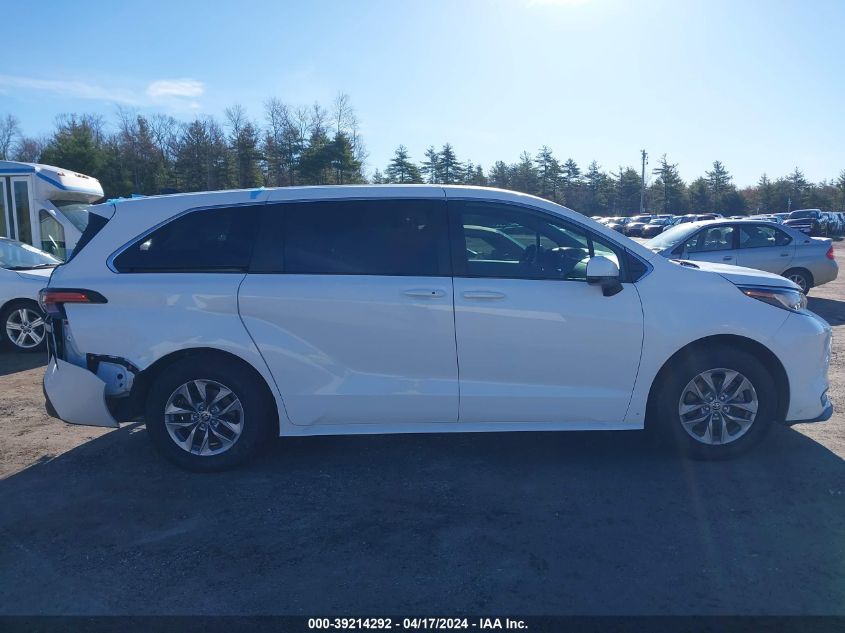 5TDKRKEC3NS100921 2022 Toyota Sienna Le