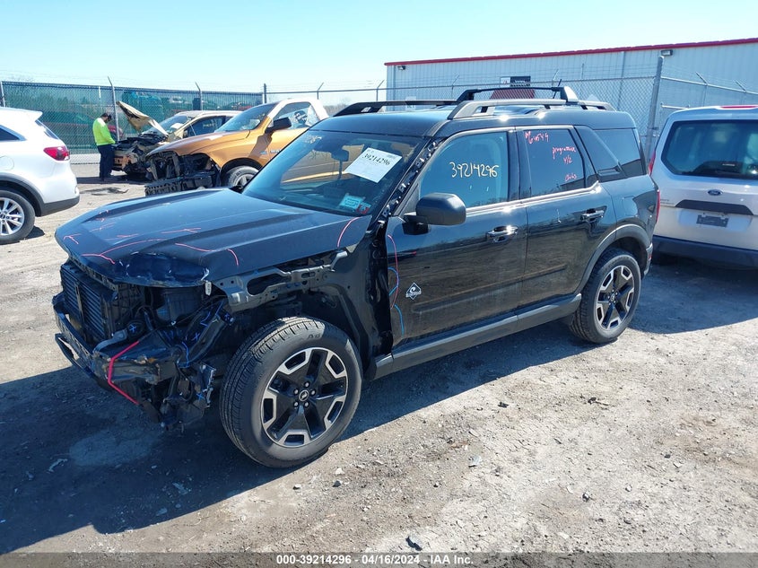 2022 Ford Bronco Sport Outer Banks VIN: 3FMCR9C65NRD55708 Lot: 39214296