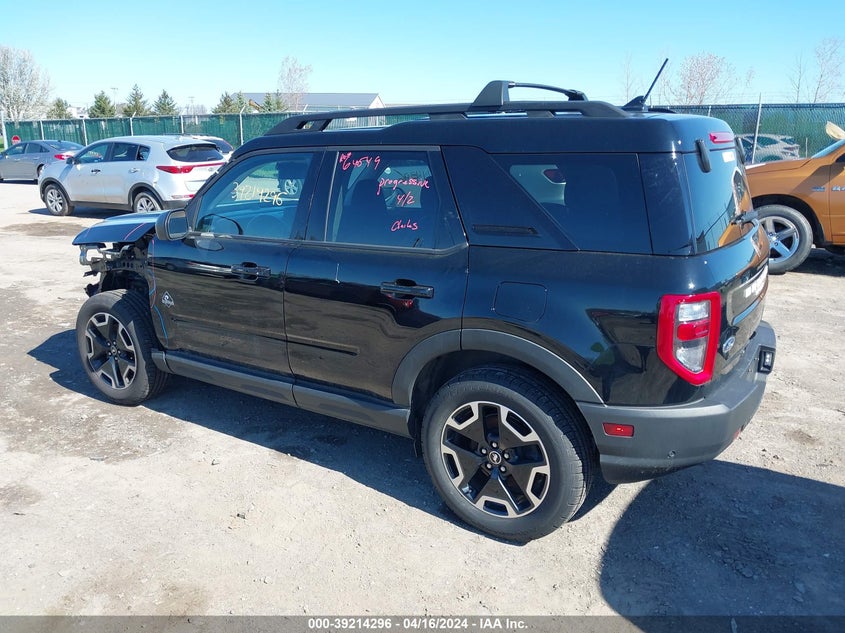 2022 Ford Bronco Sport Outer Banks VIN: 3FMCR9C65NRD55708 Lot: 39214296