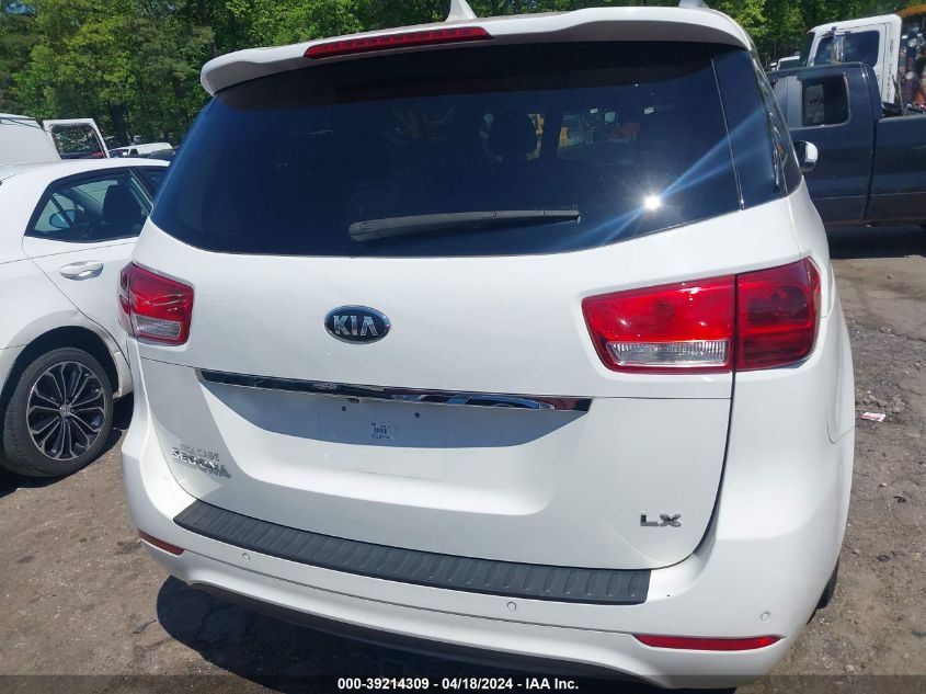 2017 Kia Sedona Lx VIN: KNDMB5C10H6281464 Lot: 39214309