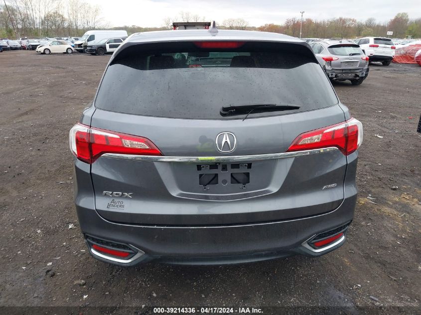 2018 Acura Rdx Acurawatch Plus Package VIN: 5J8TB4H37JL025489 Lot: 39214336