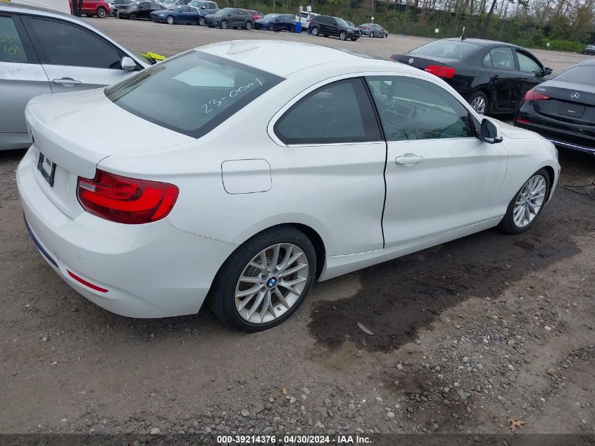 2016 BMW 228I VIN: WBA1G9C56GV598875
