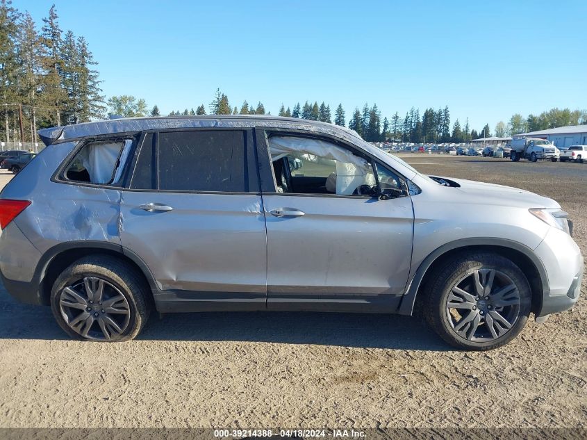 2021 Honda Passport Awd Ex-L VIN: 5FNYF8H58MB024795 Lot: 39214388