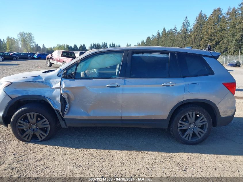 2021 Honda Passport Awd Ex-L VIN: 5FNYF8H58MB024795 Lot: 39214388