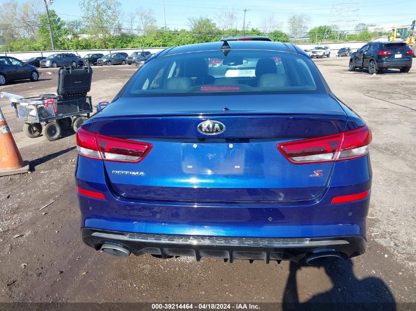 2019 Kia Optima S VIN: 5XXGT4L38KG287561 Lot: 51387984