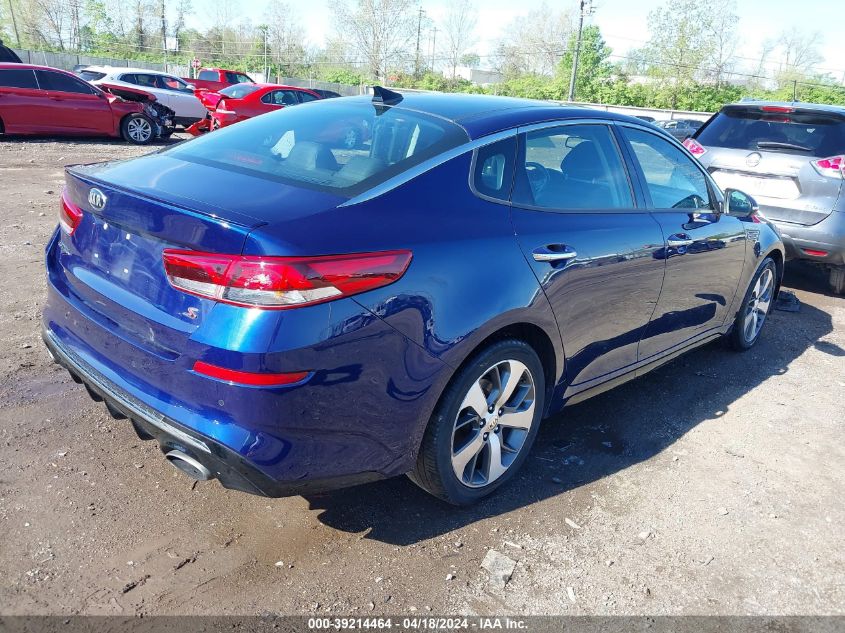 2019 Kia Optima S VIN: 5XXGT4L38KG287561 Lot: 51387984