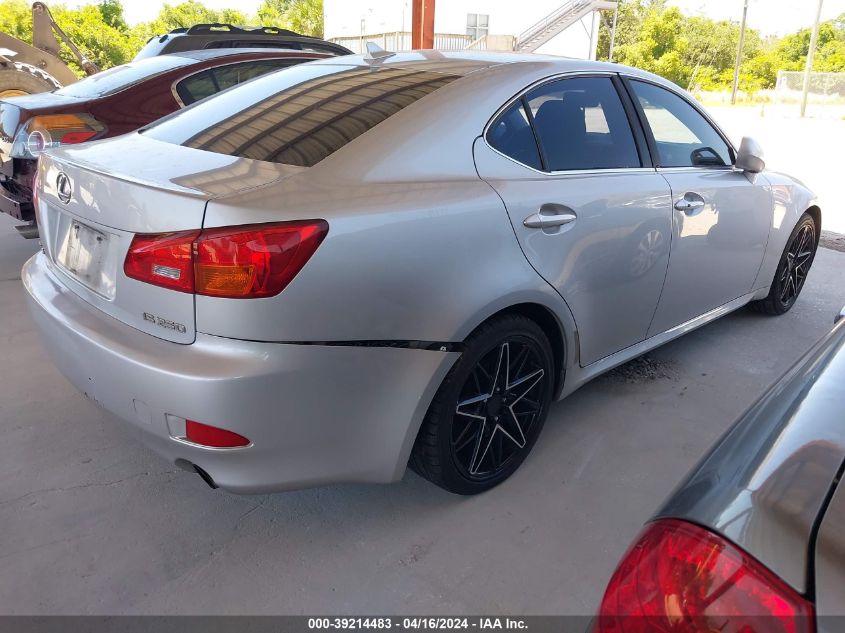 JTHBK262972038637 | 2007 LEXUS IS 250