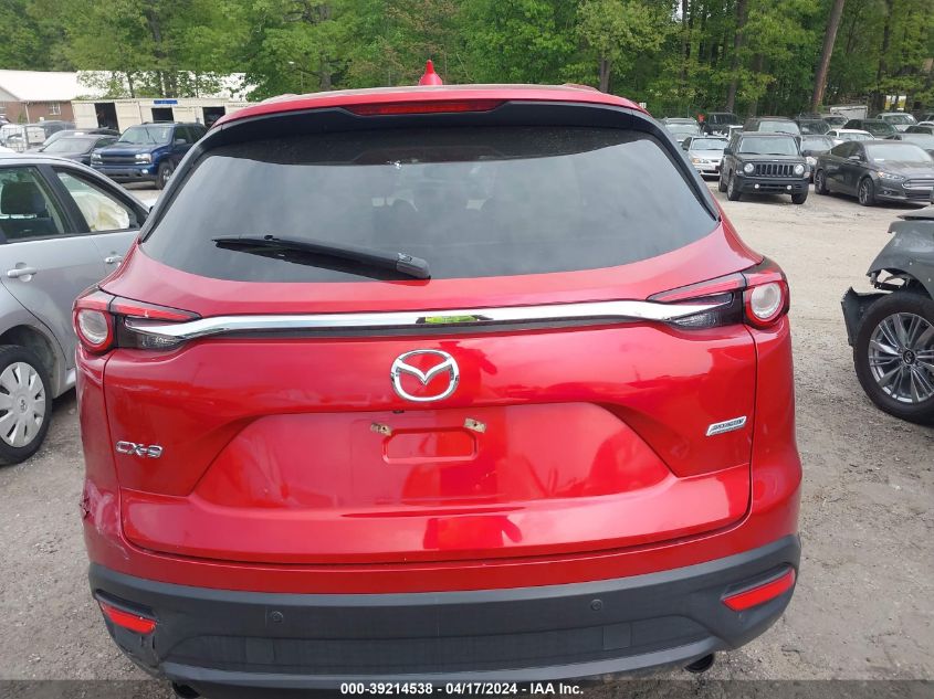 2016 Mazda Cx-9 Touring VIN: JM3TCACY5G0114699 Lot: 39214538