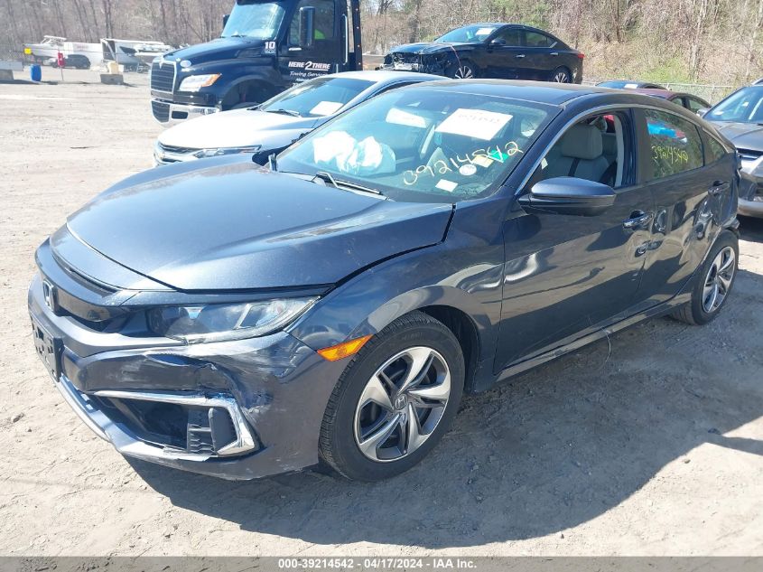 2019 Honda Civic Lx VIN: 2HGFC2F6XKH554400 Lot: 39214542