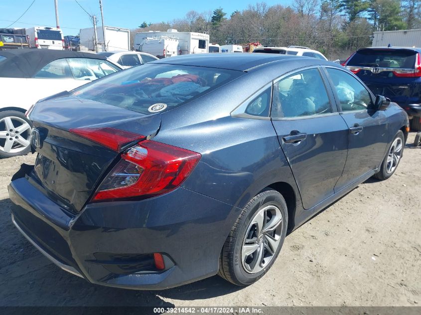 2019 Honda Civic Lx VIN: 2HGFC2F6XKH554400 Lot: 39214542