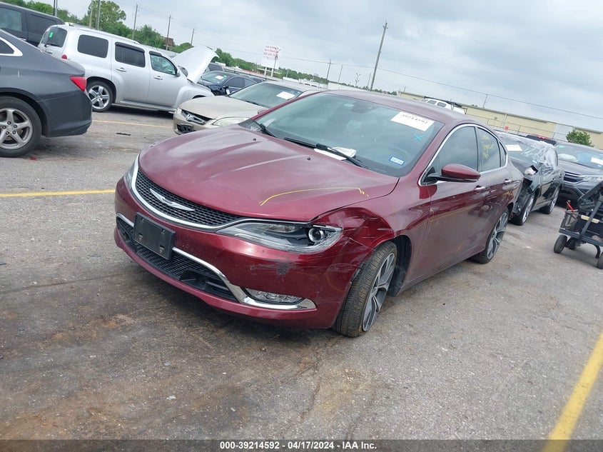 2015 CHRYSLER 200 C - 1C3CCCCG8FN514063