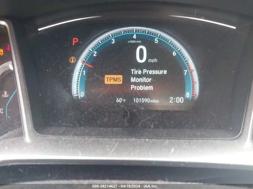 2018 Honda Civic Ex VIN: 2HGFC2F79JH523162 Lot: 39214627