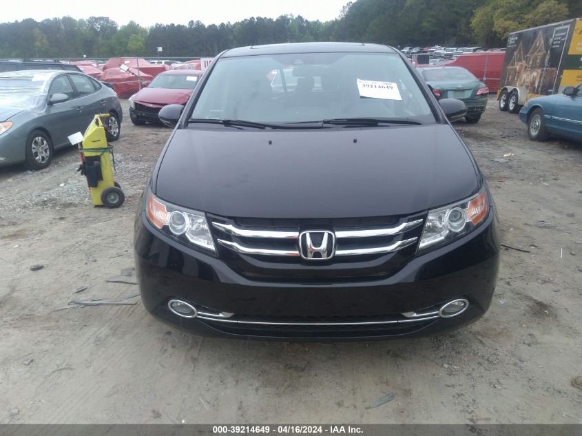 2014 Honda Odyssey Touring/Touring Elite VIN: 5FNRL5H98EB094426 Lot: 39214649