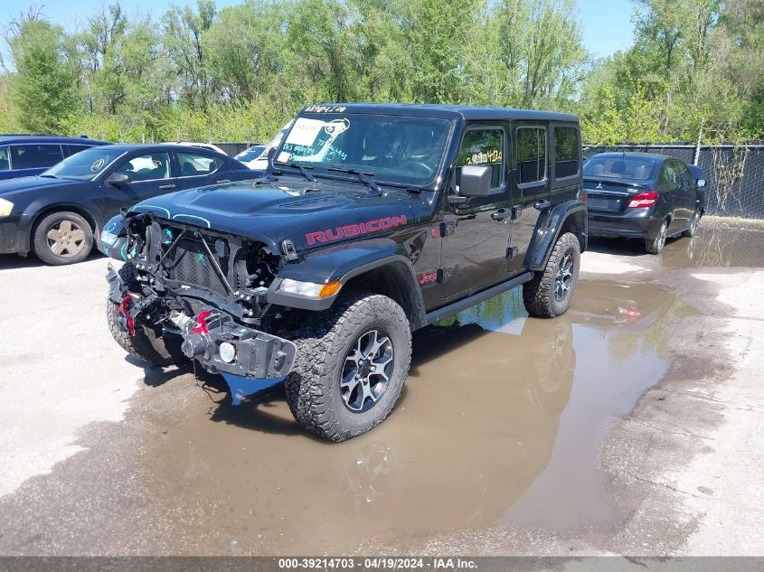 2022 Jeep Wrangler Unlimited Rubicon 4X4 VIN: 1C4HJXFN6NW133488 Lot: 39214703