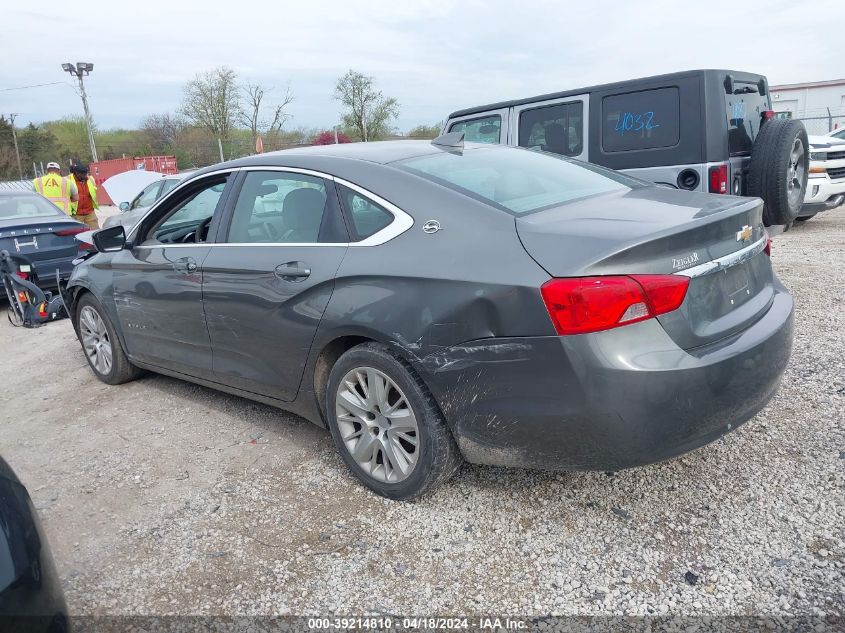 2016 Chevrolet Impala Ls VIN: 1G11Z5SA7GU117096 Lot: 39214810