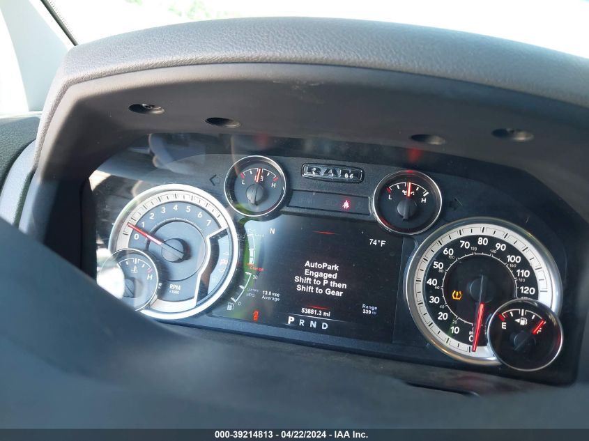 2017 Ram 1500 Big Horn 4X4 5'7 Box VIN: 1C6RR7LT1HS650541 Lot: 39214813