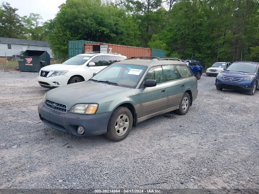 4S3BH675237656332 | 2003 SUBARU OUTBACK