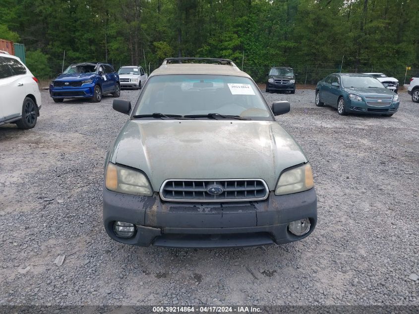 4S3BH675237656332 | 2003 SUBARU OUTBACK