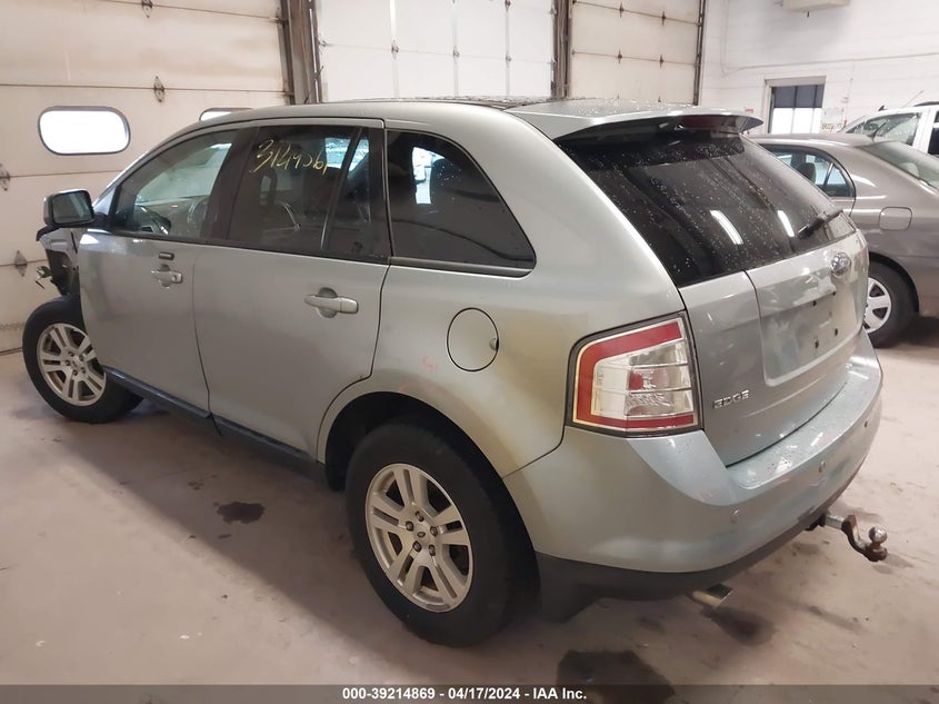 2007 Ford Edge Sel Plus VIN: 2FMDK49C87BA99672 Lot: 39214869