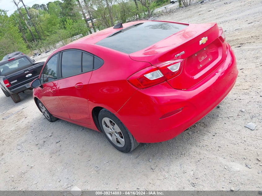 VIN 1G1BC5SM2H7199044 2017 CHEVROLET CRUZE LS AUTO